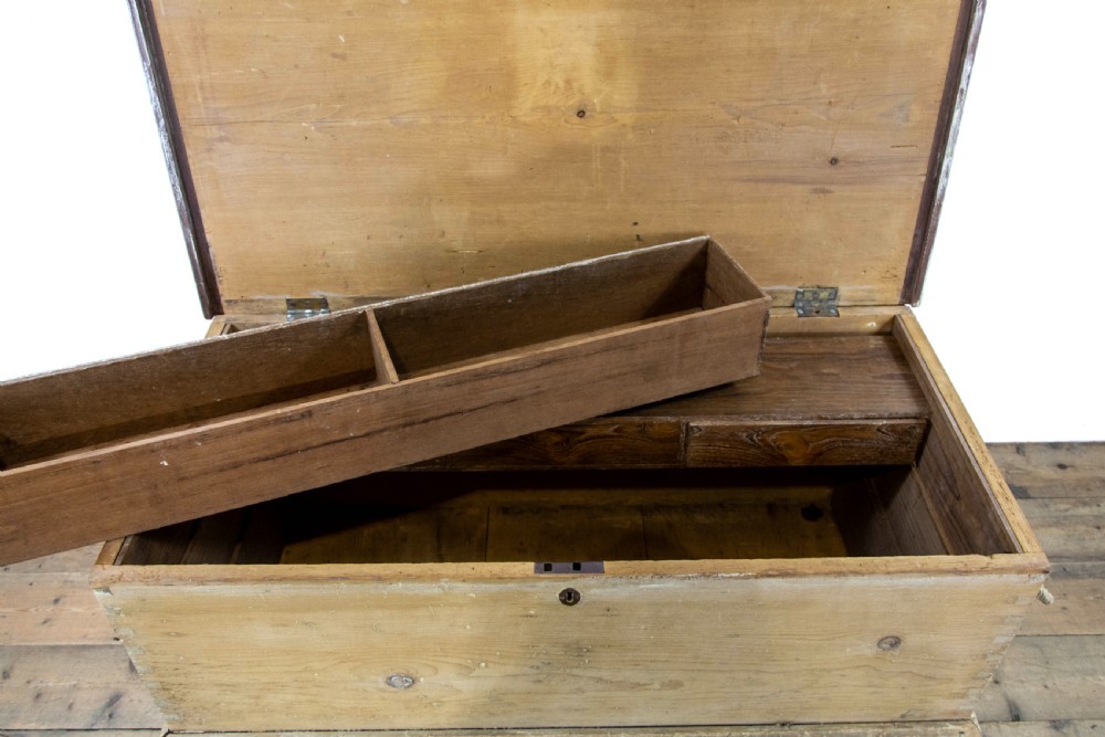 Antique Pine Shipwright’s Tool Chest View X