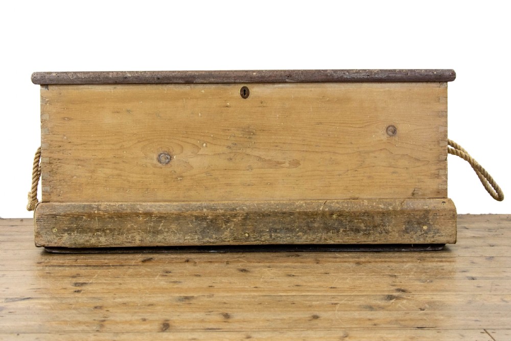 Antique Pine Shipwright’s Tool Chest View XI