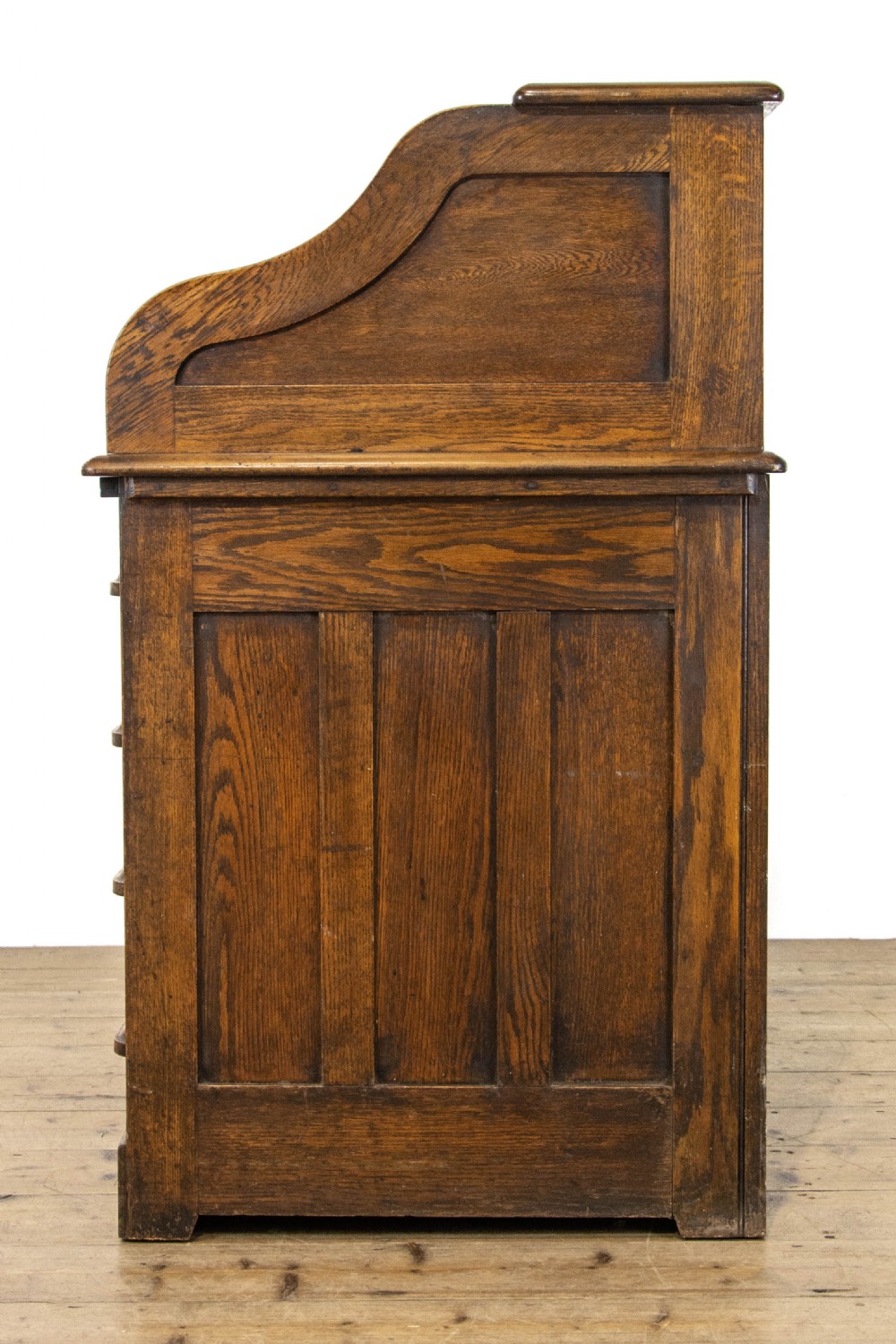Antique Oak Roll Top Desk View VIII