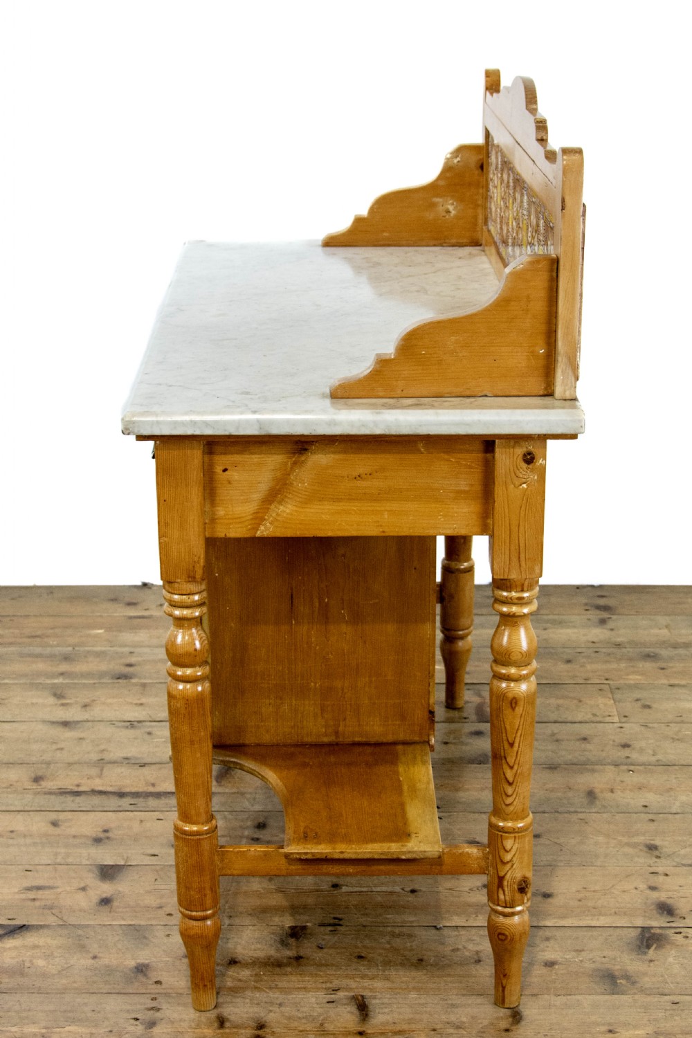 Victorian Pine and Marble Washstand View X