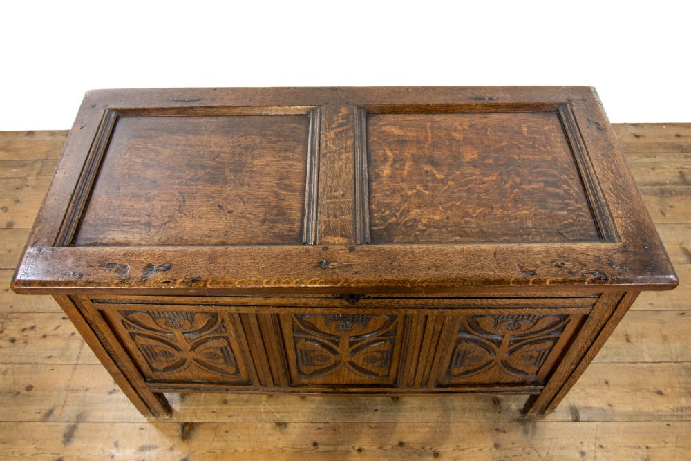 18th Century Antique Oak Coffer View IV