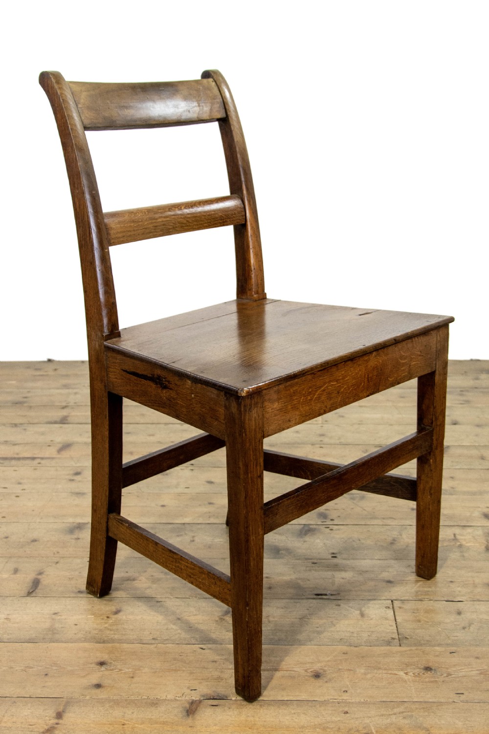 Set of Six Similar Antique Oak Farmhouse Chairs View V