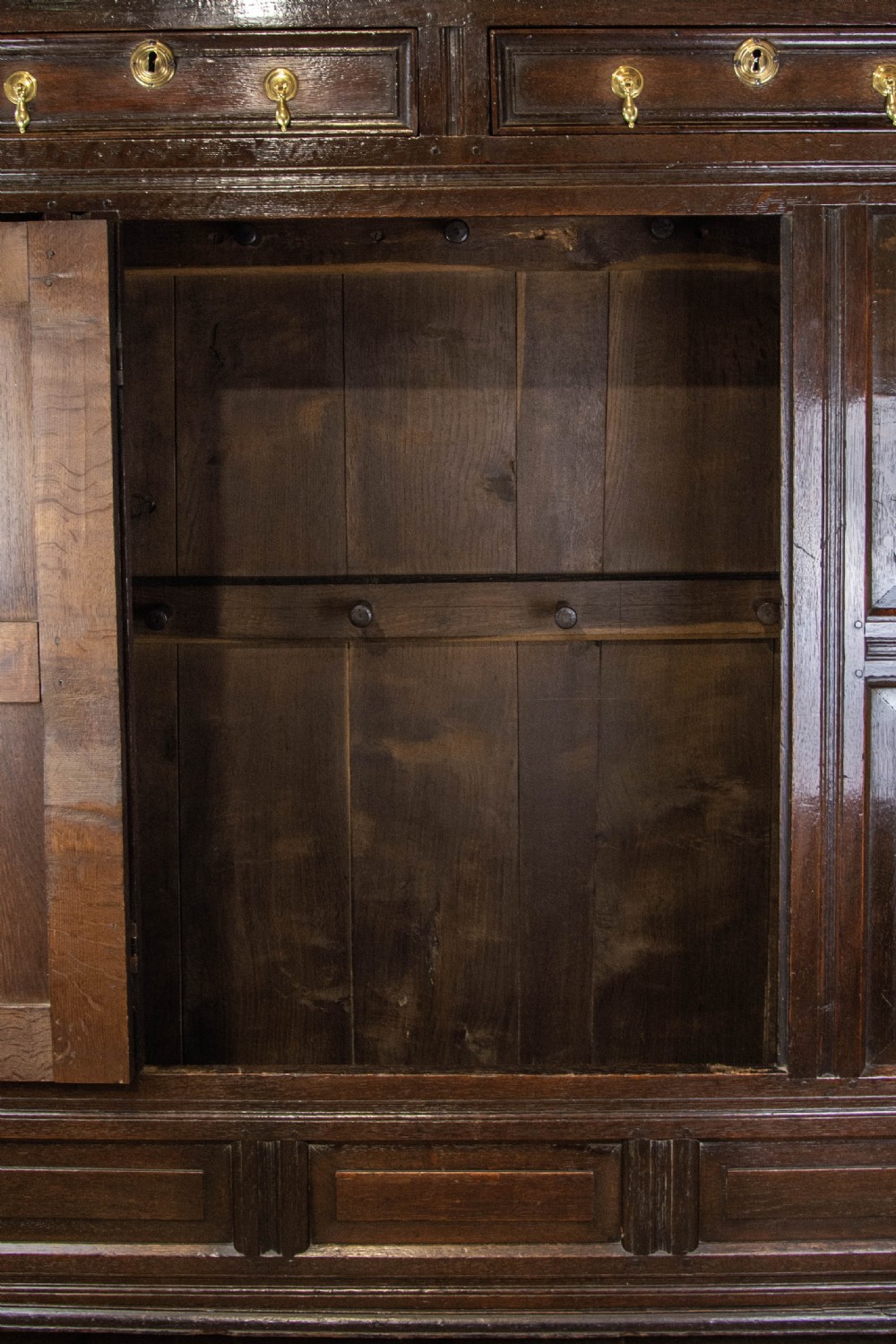 Large 18th Century Antique Oak Cupboard View VII