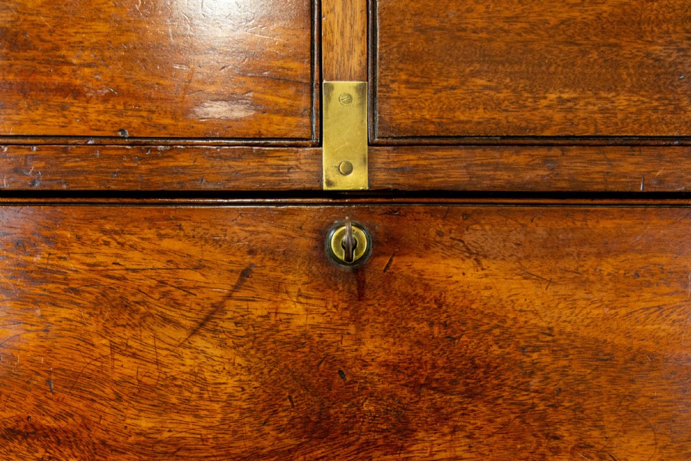 Antique Mahogany Campaign Chest of Drawers View III