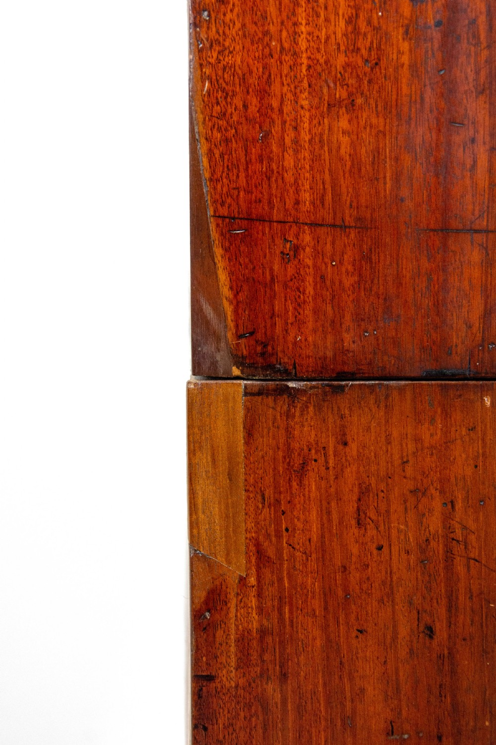 Antique Mahogany Campaign Chest of Drawers View VIII