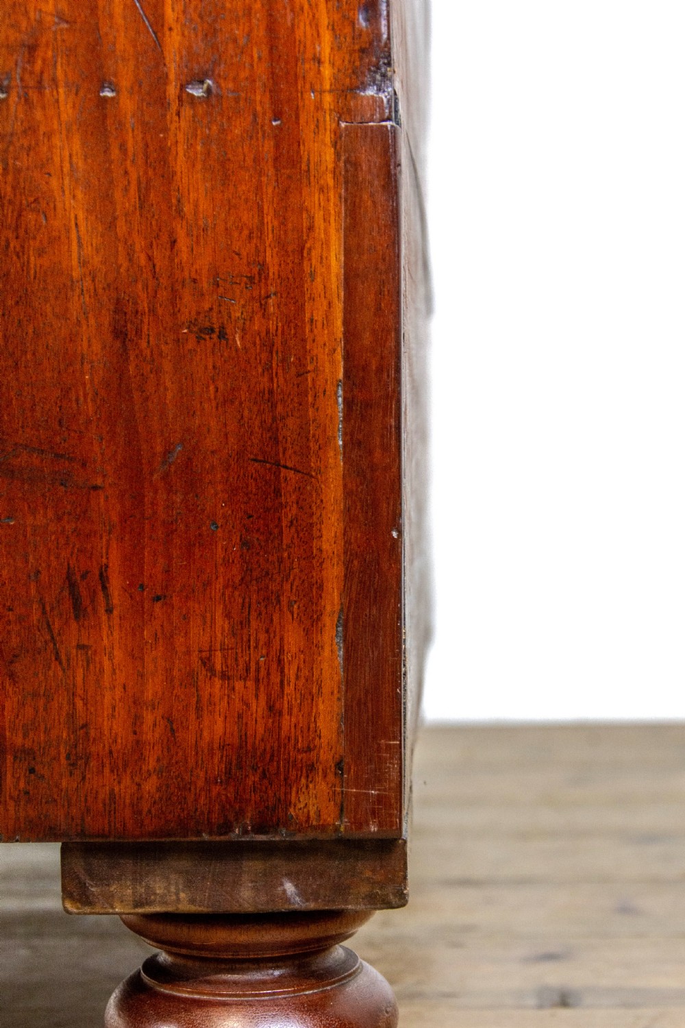 Antique Mahogany Campaign Chest of Drawers View XII