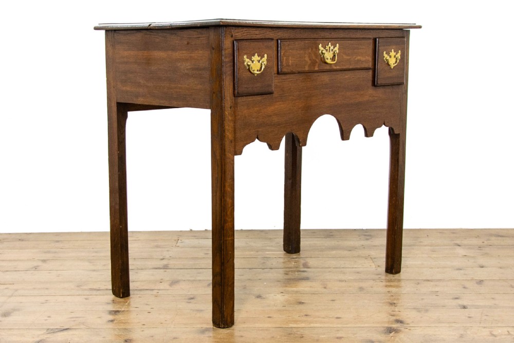 Antique Oak Lowboy Table View V