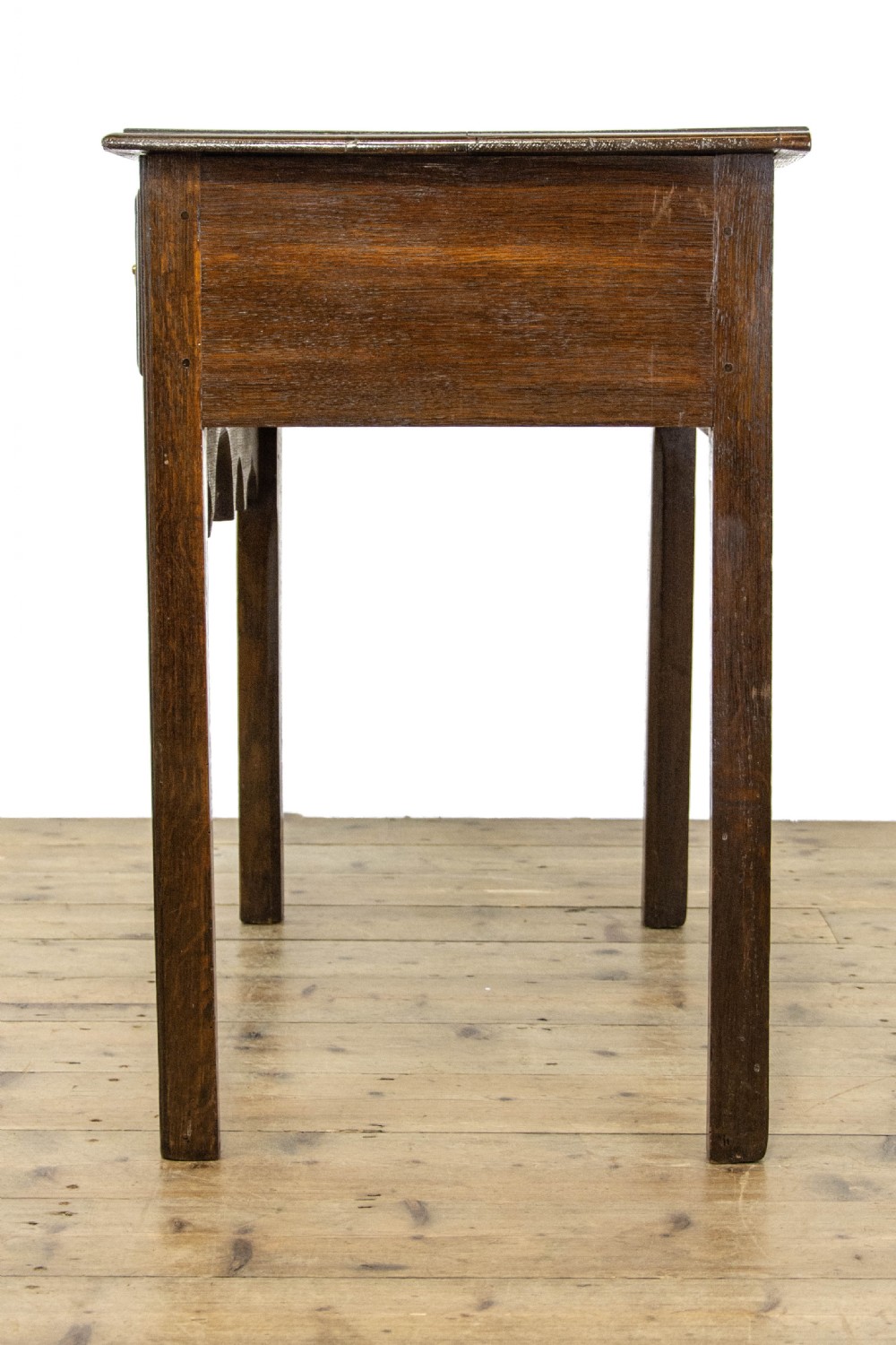 Antique Oak Lowboy Table View X