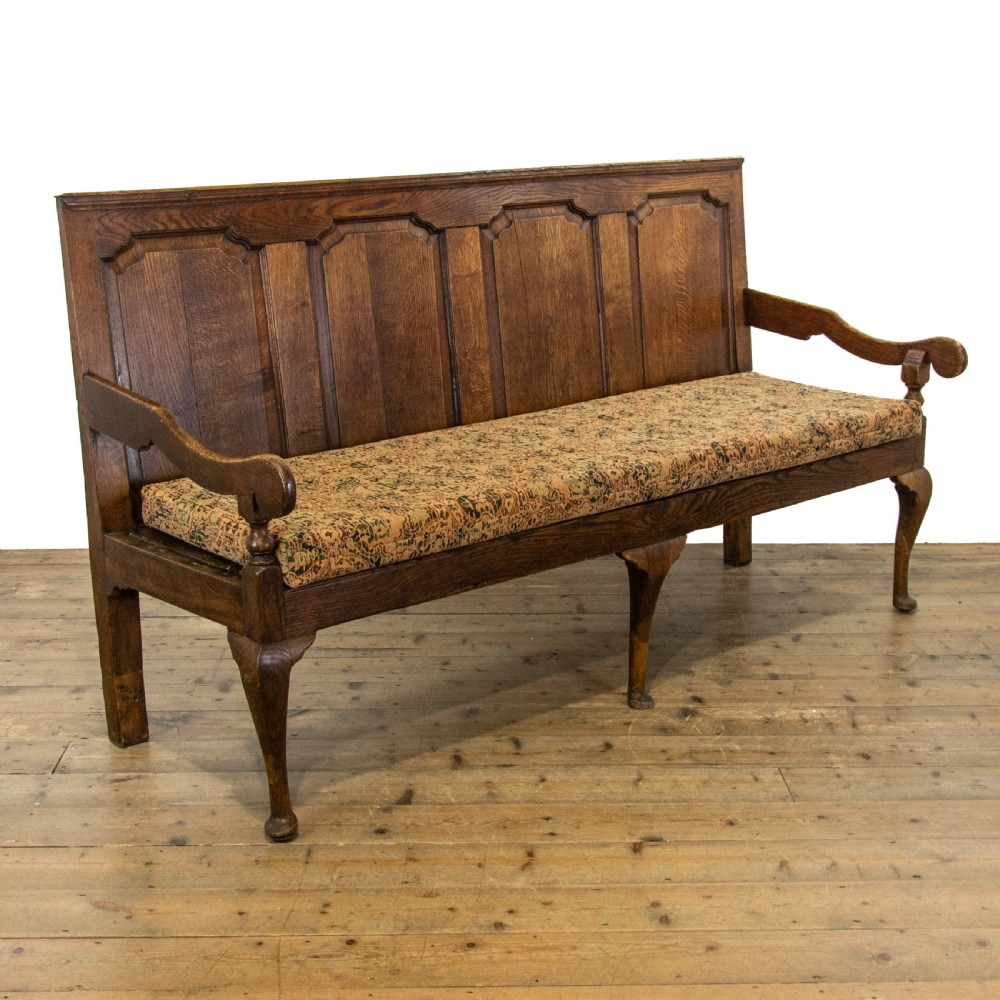18th Century Antique Oak Settle
