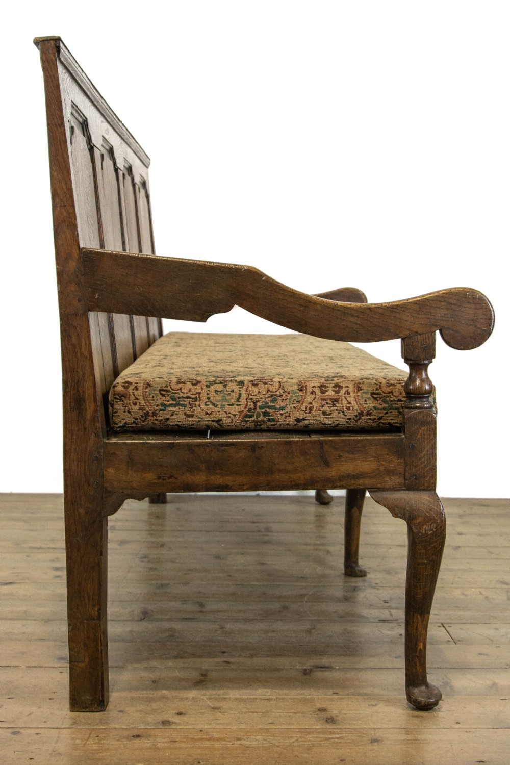 18th Century Antique Oak Settle View III
