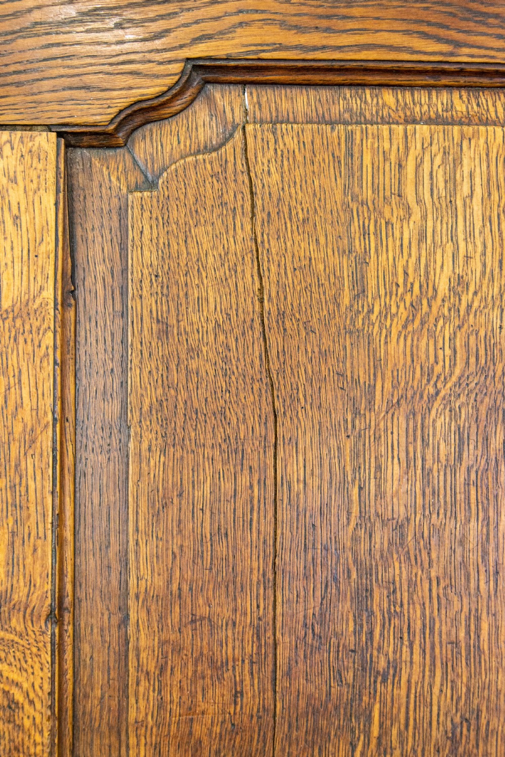 18th Century Antique Oak Settle View XII