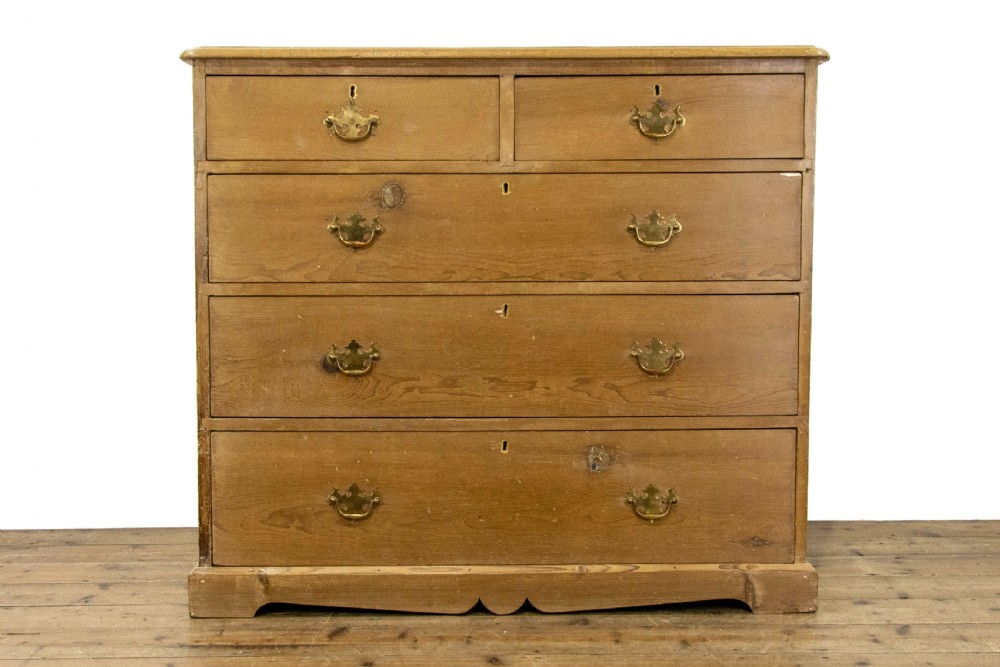 Victorian Stripped Pine Chest of Drawers View III