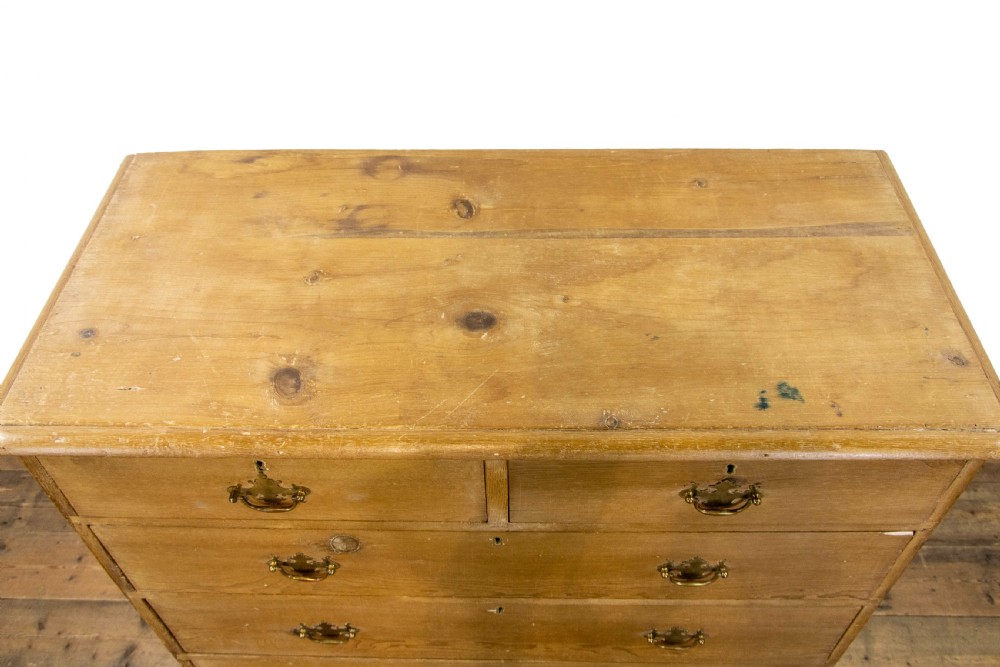 Victorian Stripped Pine Chest of Drawers View V