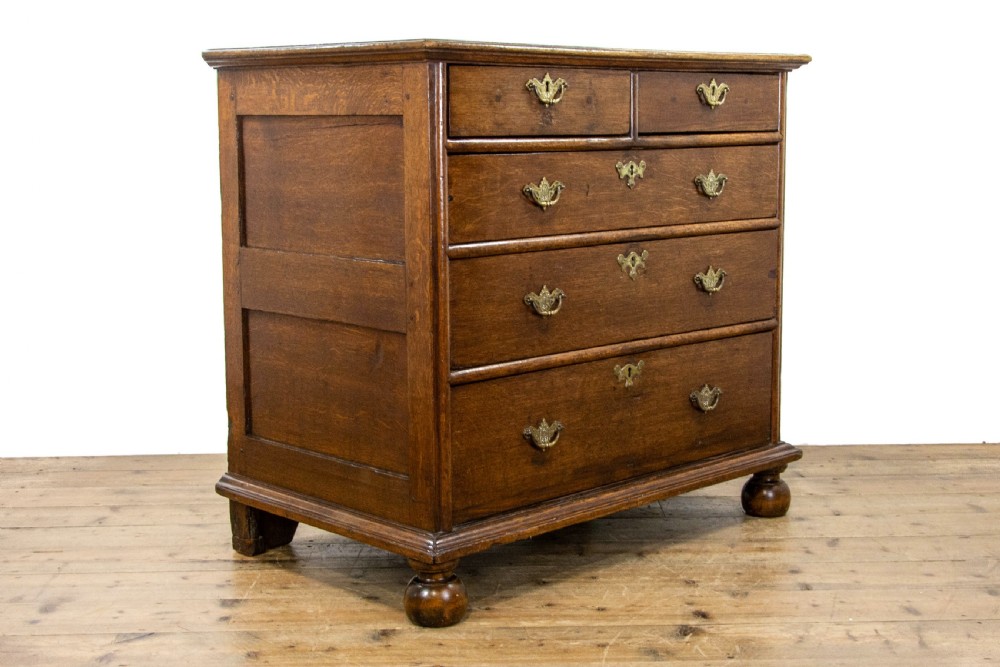 18th Century Antique Oak Chest of Drawers View III