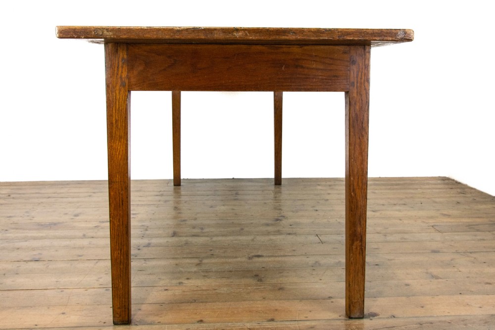 Large Antique Oak Farmhouse Table View VIII