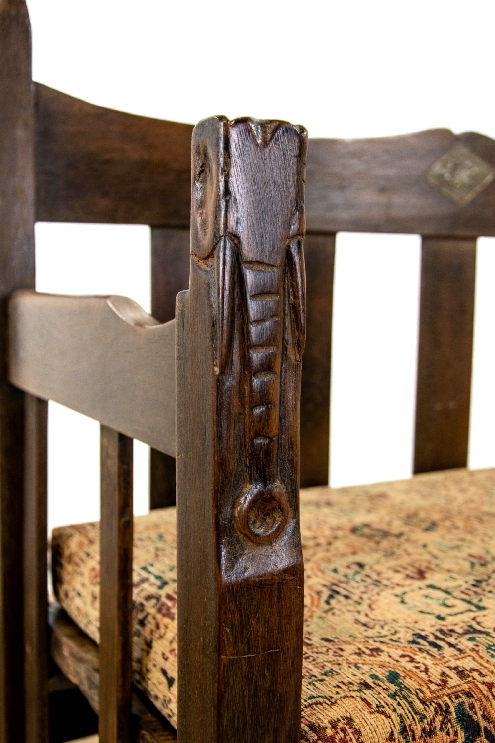 West African Antique Bench View IV