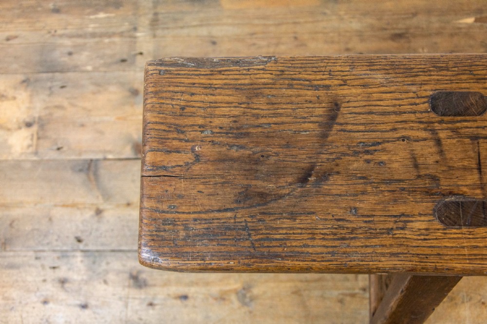 Pair of Antique Oak Benches View V