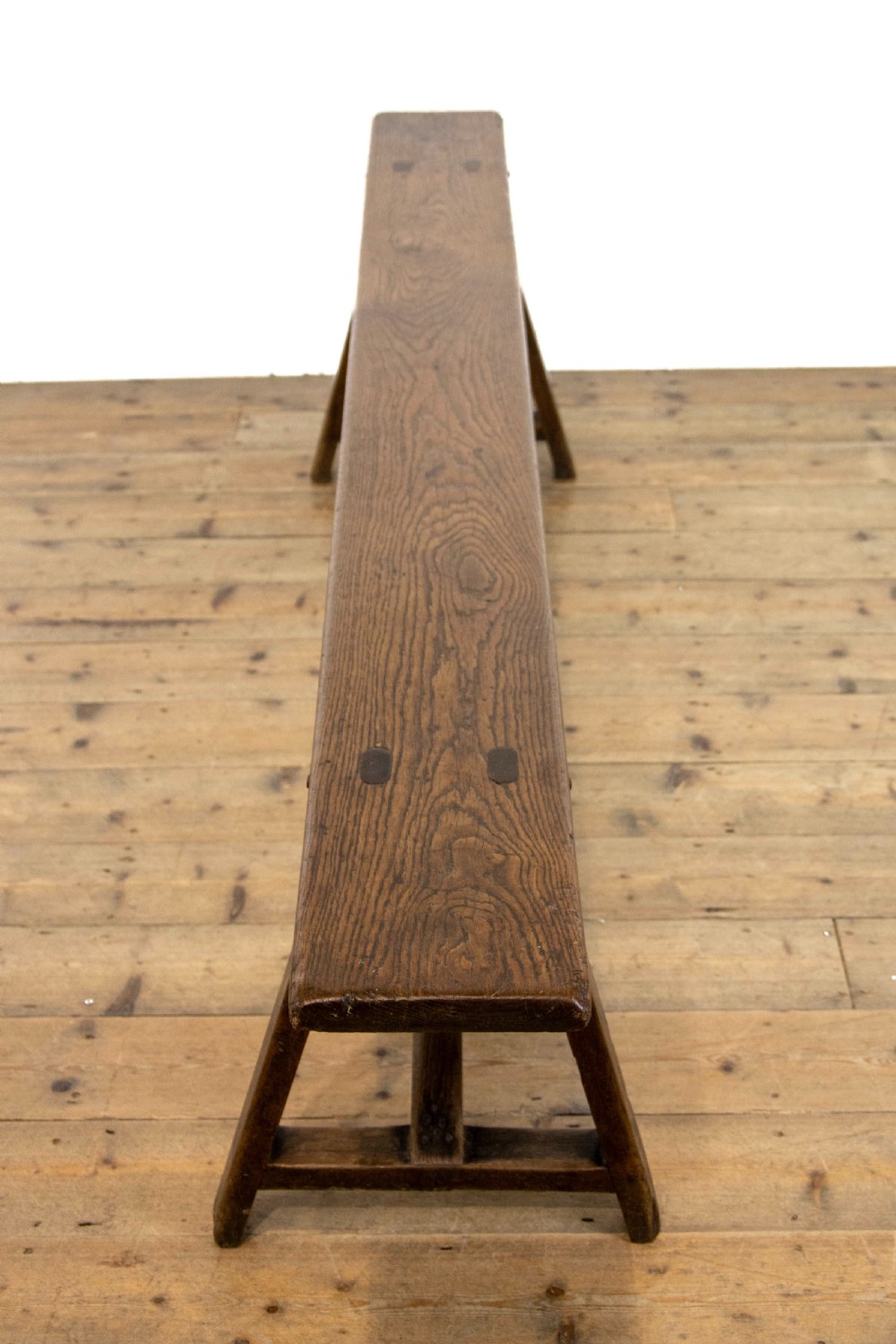 Pair of Antique Oak Benches View VII