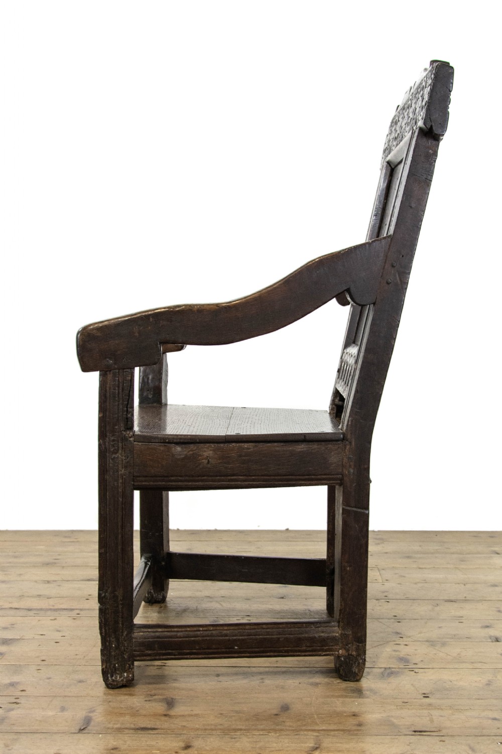 Antique Carved Oak Wainscot Chair View VI