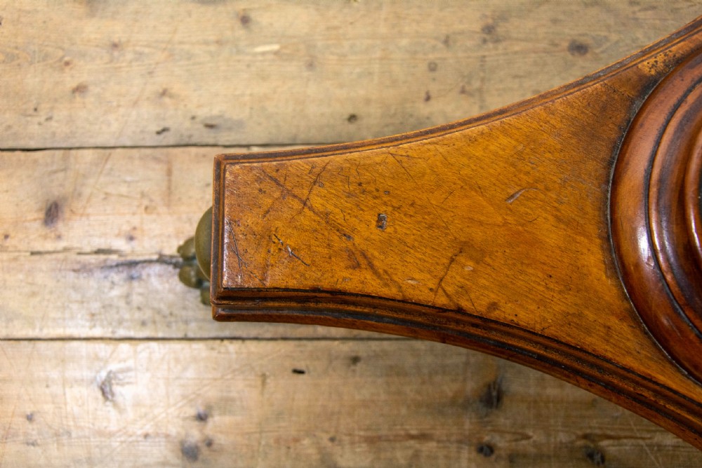 Large Antique Mahogany Torchere Stand View VIII