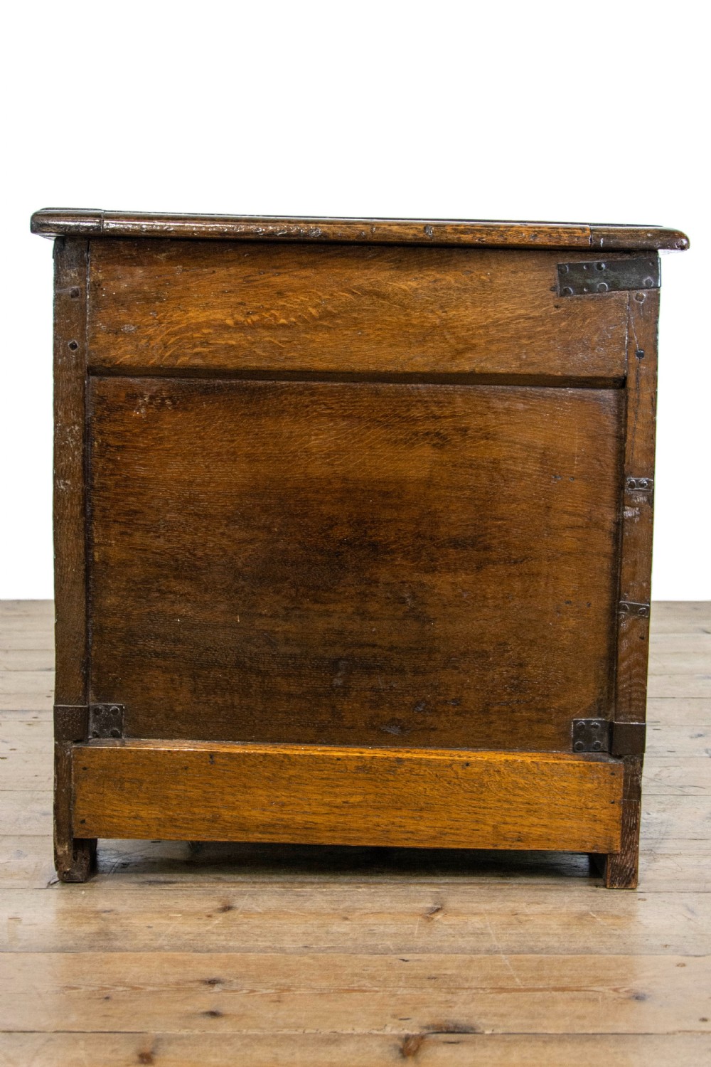 Antique 17th Century Inlaid Oak Coffer  View XI