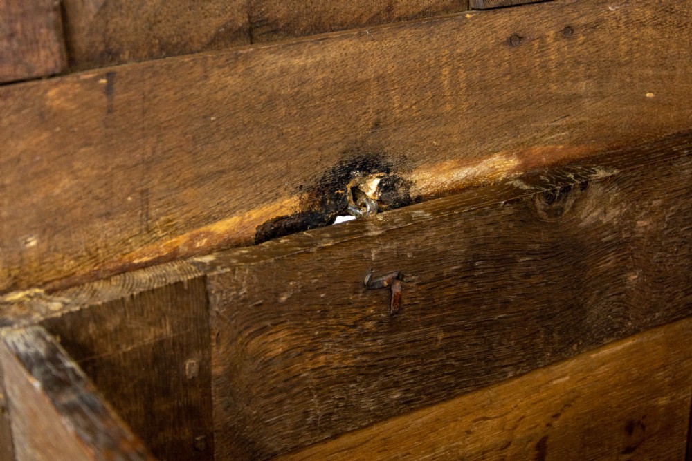 17th Century Antique Oak Coffer View X