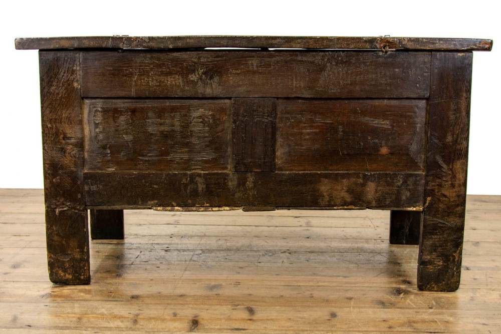 17th Century Antique Oak Coffer View XII