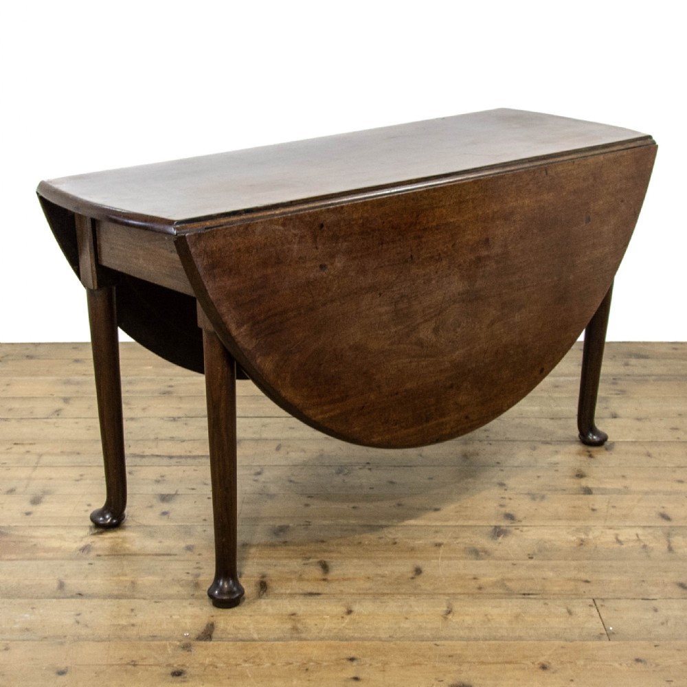 Antique Mahogany Drop Leaf Dining Table