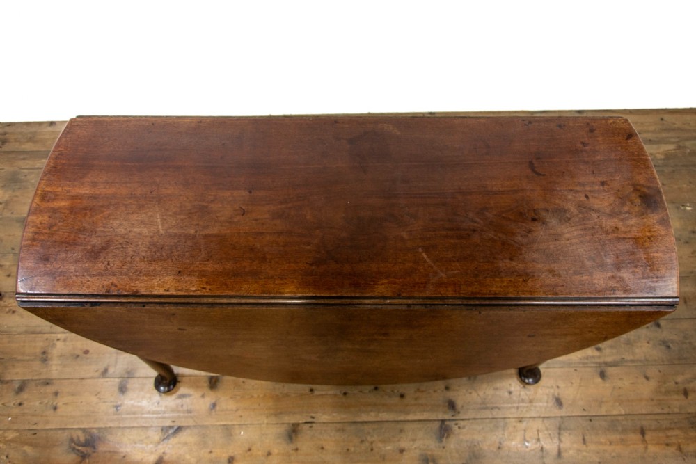 Antique Mahogany Drop Leaf Dining Table View IV