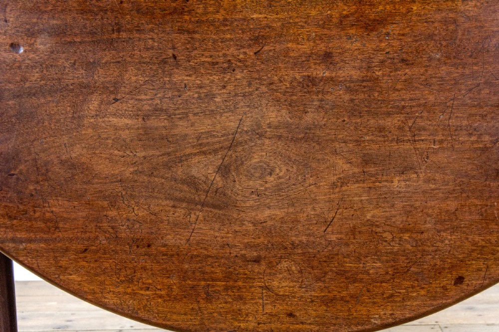 Antique Mahogany Drop Leaf Dining Table View V