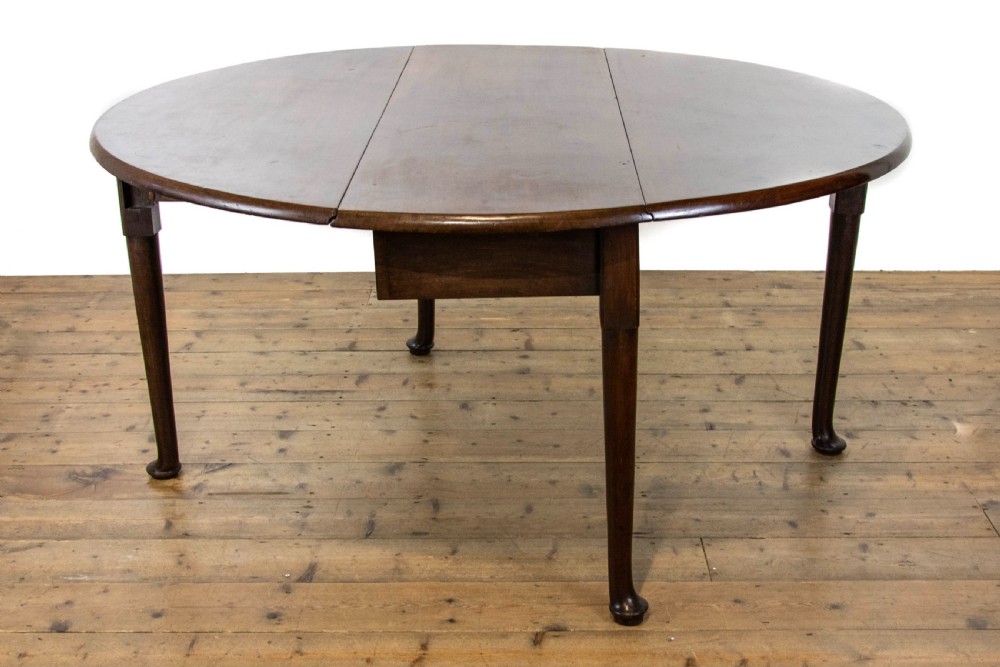 Antique Mahogany Drop Leaf Dining Table View VIII