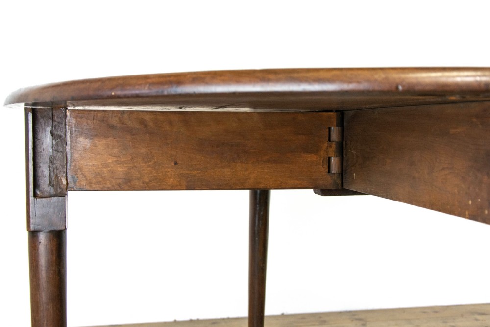 Antique Mahogany Drop Leaf Dining Table View X