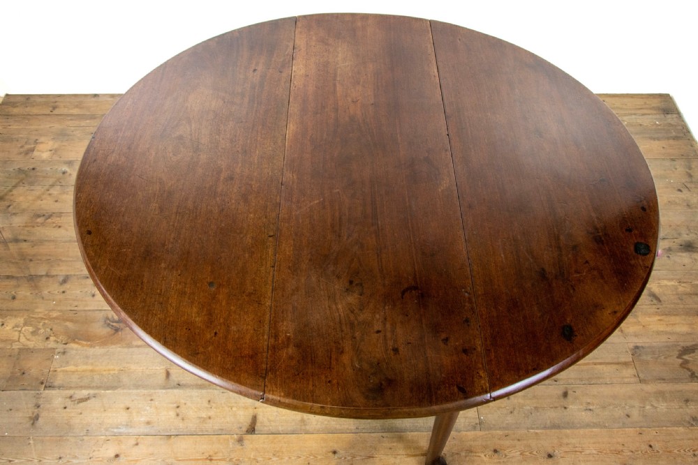 Antique Mahogany Drop Leaf Dining Table View XI