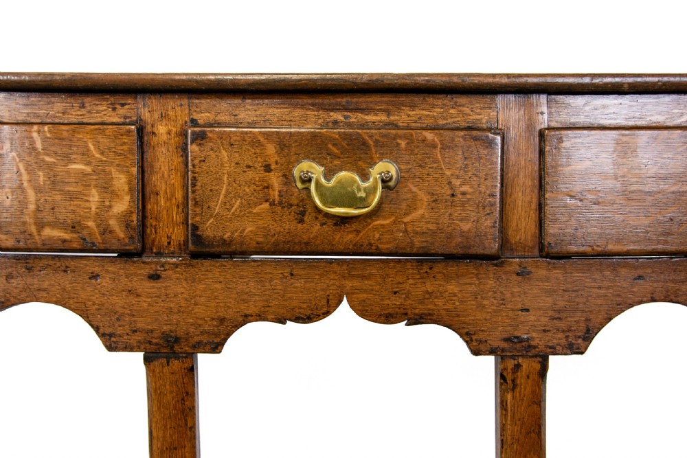 Antique Oak Dresser Base Sideboard View IV