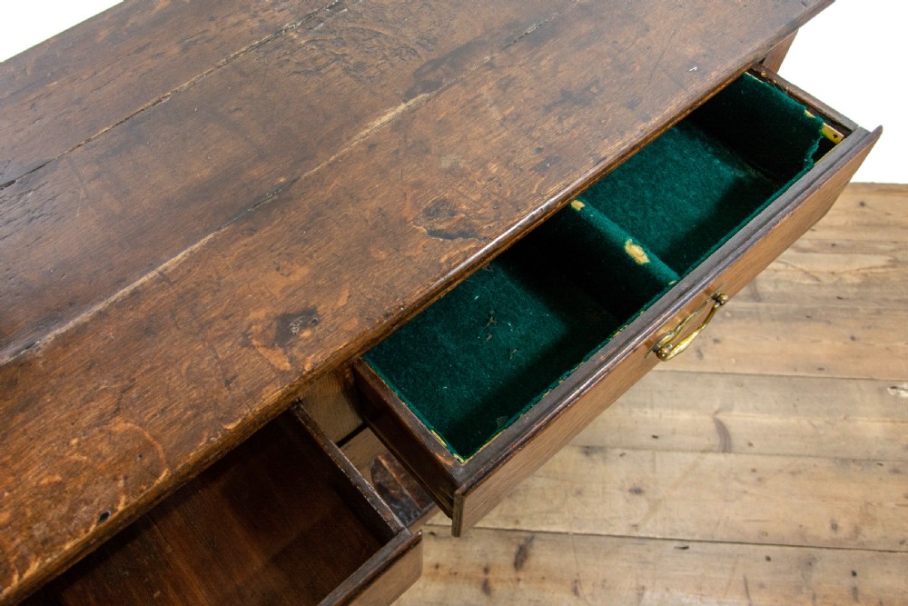 Antique Oak Dresser Base Sideboard View VIII