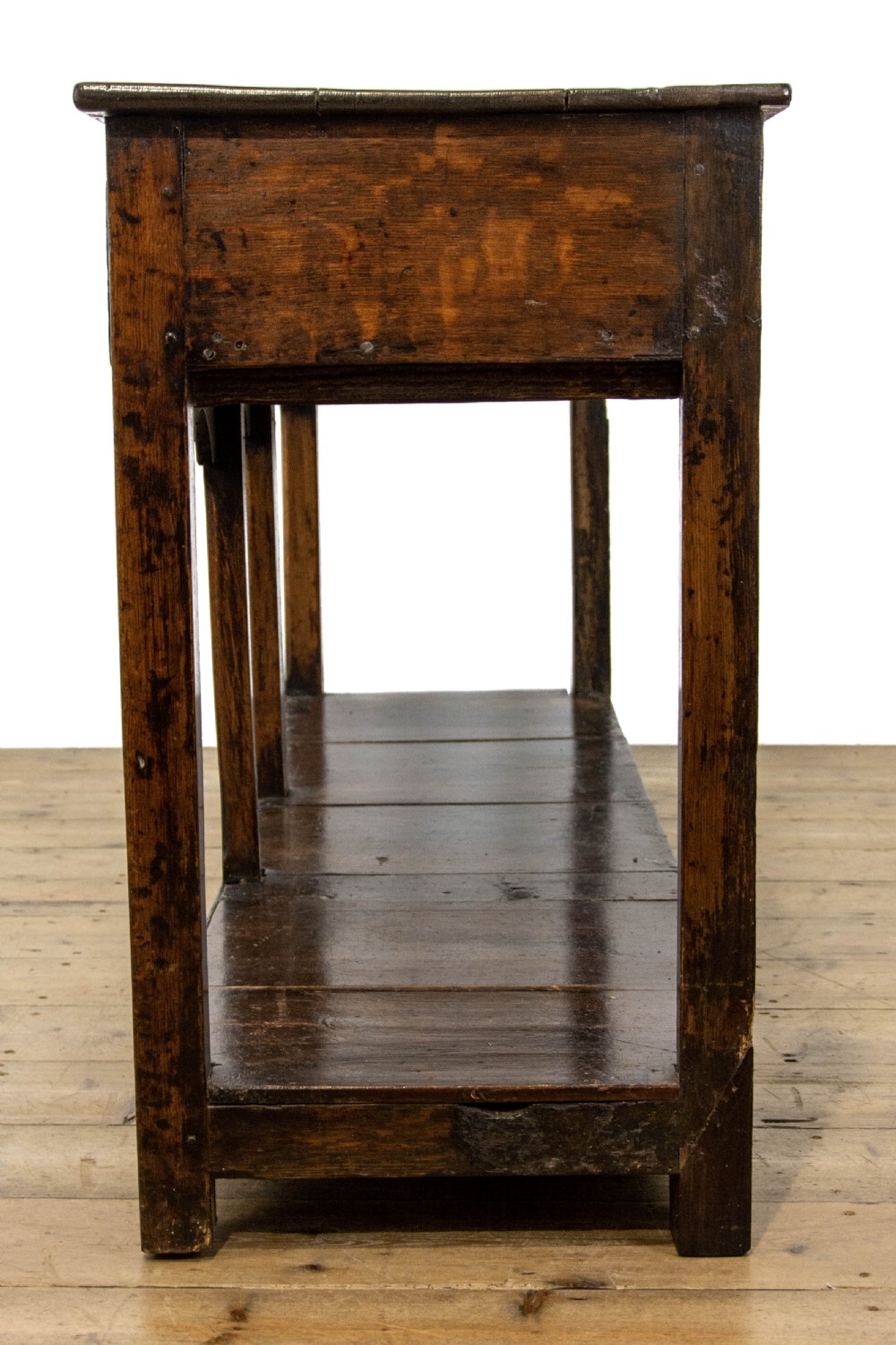 Antique Oak Dresser Base Sideboard View XII