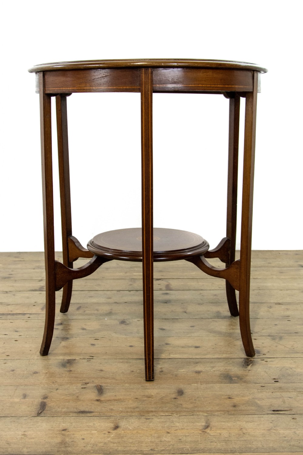 Edwardian Mahogany Marquetry Side Table View VII