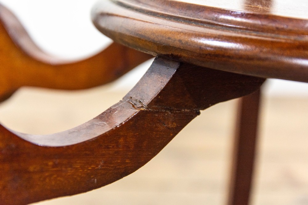 Edwardian Mahogany Marquetry Side Table View VIII