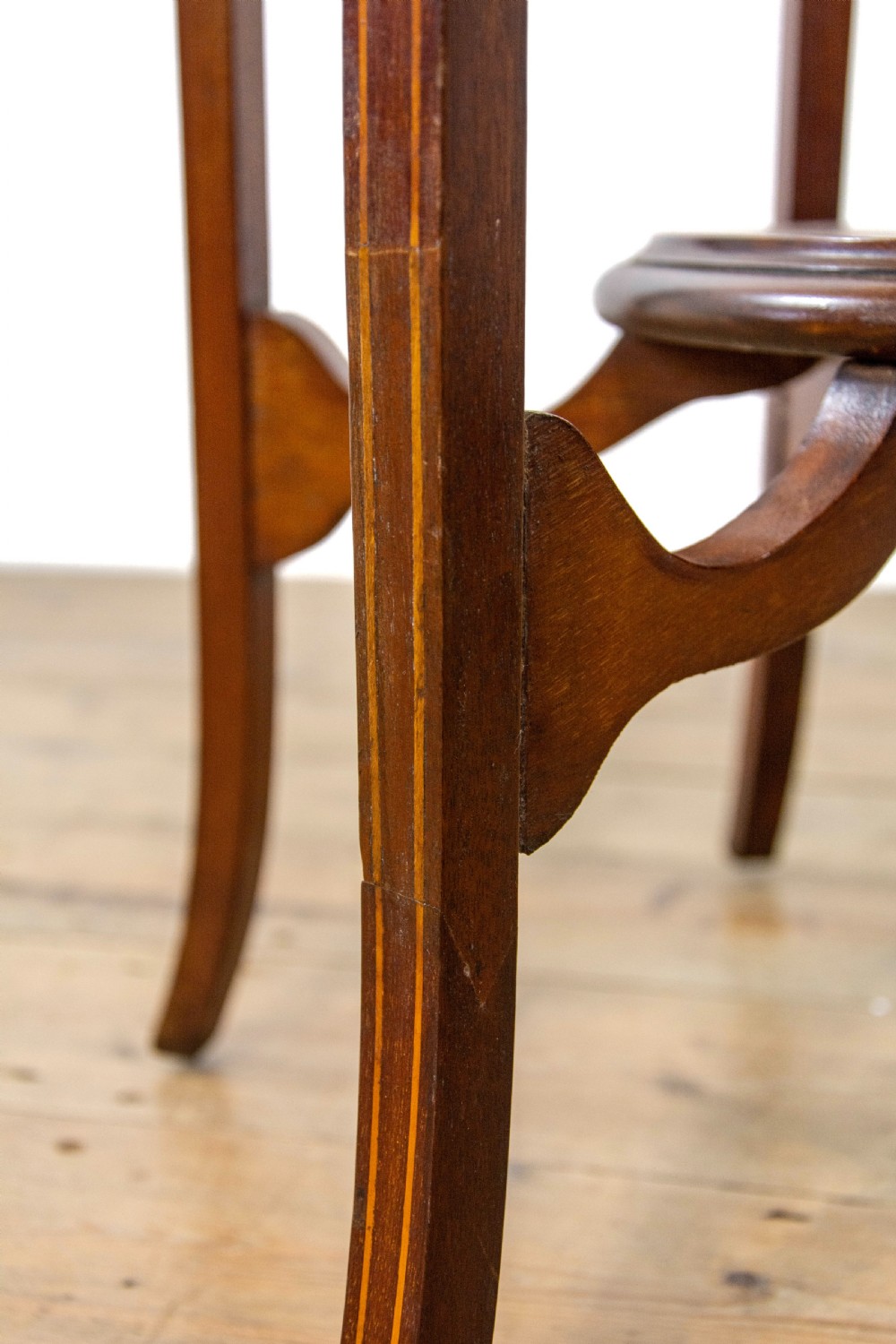 Edwardian Mahogany Marquetry Side Table View IX