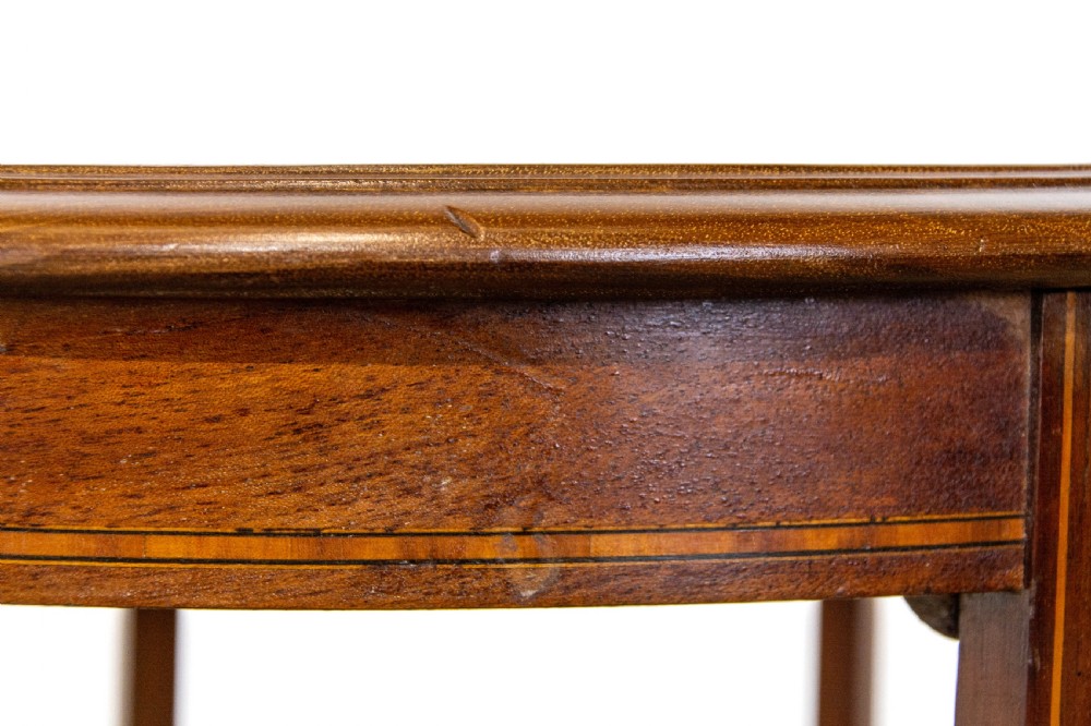 Edwardian Mahogany Marquetry Side Table View X