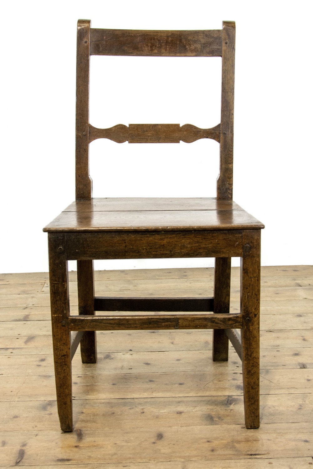 Pair of Antique Welsh Oak Farmhouse Chairs View IV