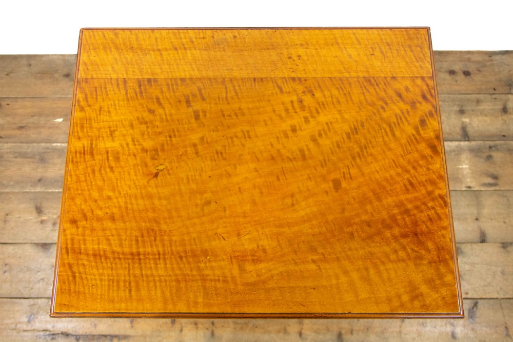 Decorative Antique Satinwood Side Table View VI