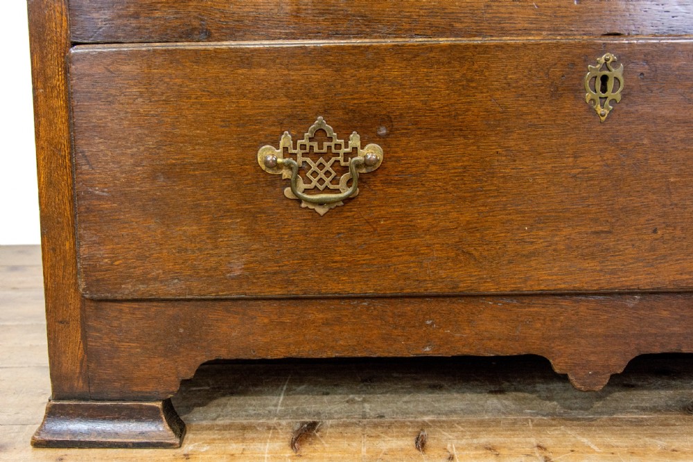 Early 19th Century Antique Oak Chest on Stand  View II