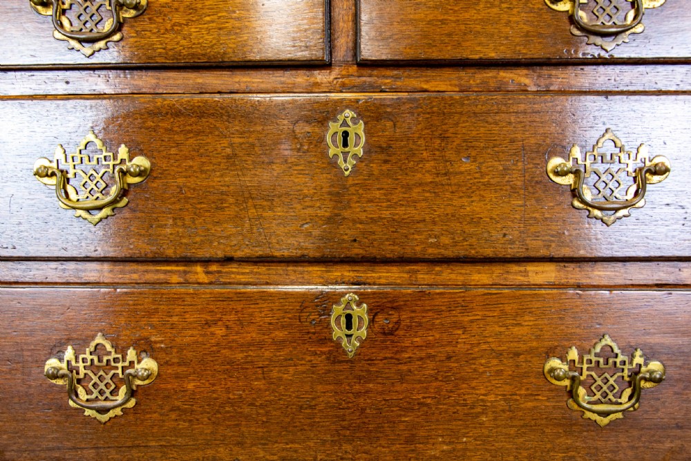 Early 19th Century Antique Oak Chest on Stand  View III