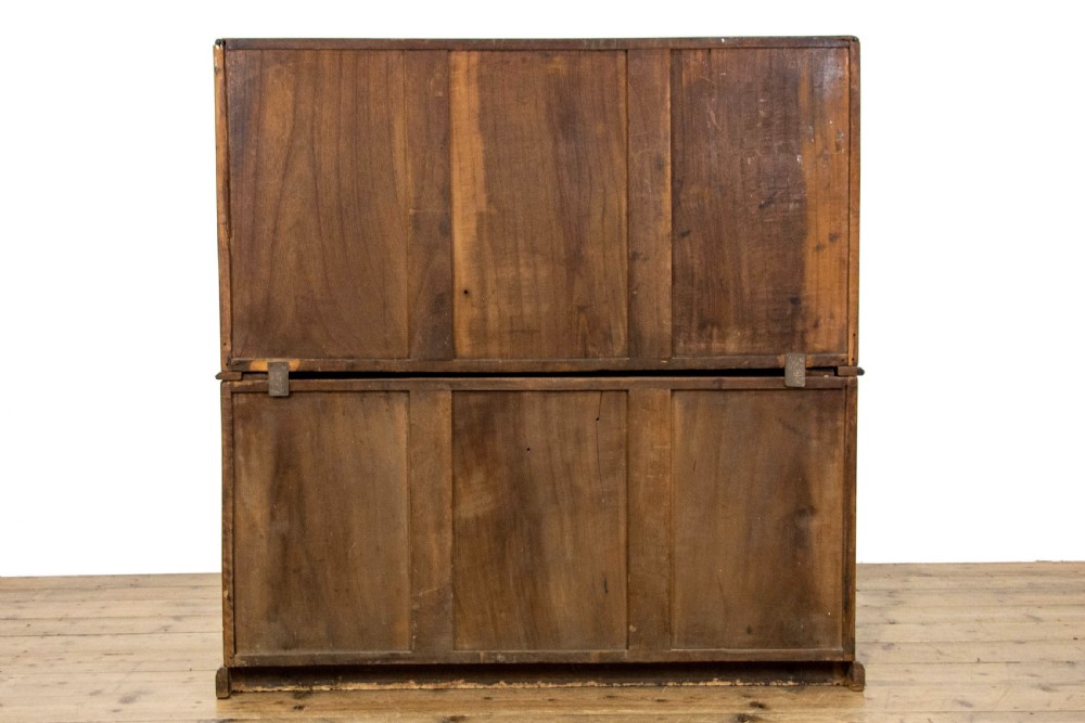 Antique Camphor Wood Secretaire Campaign Chest  View XII