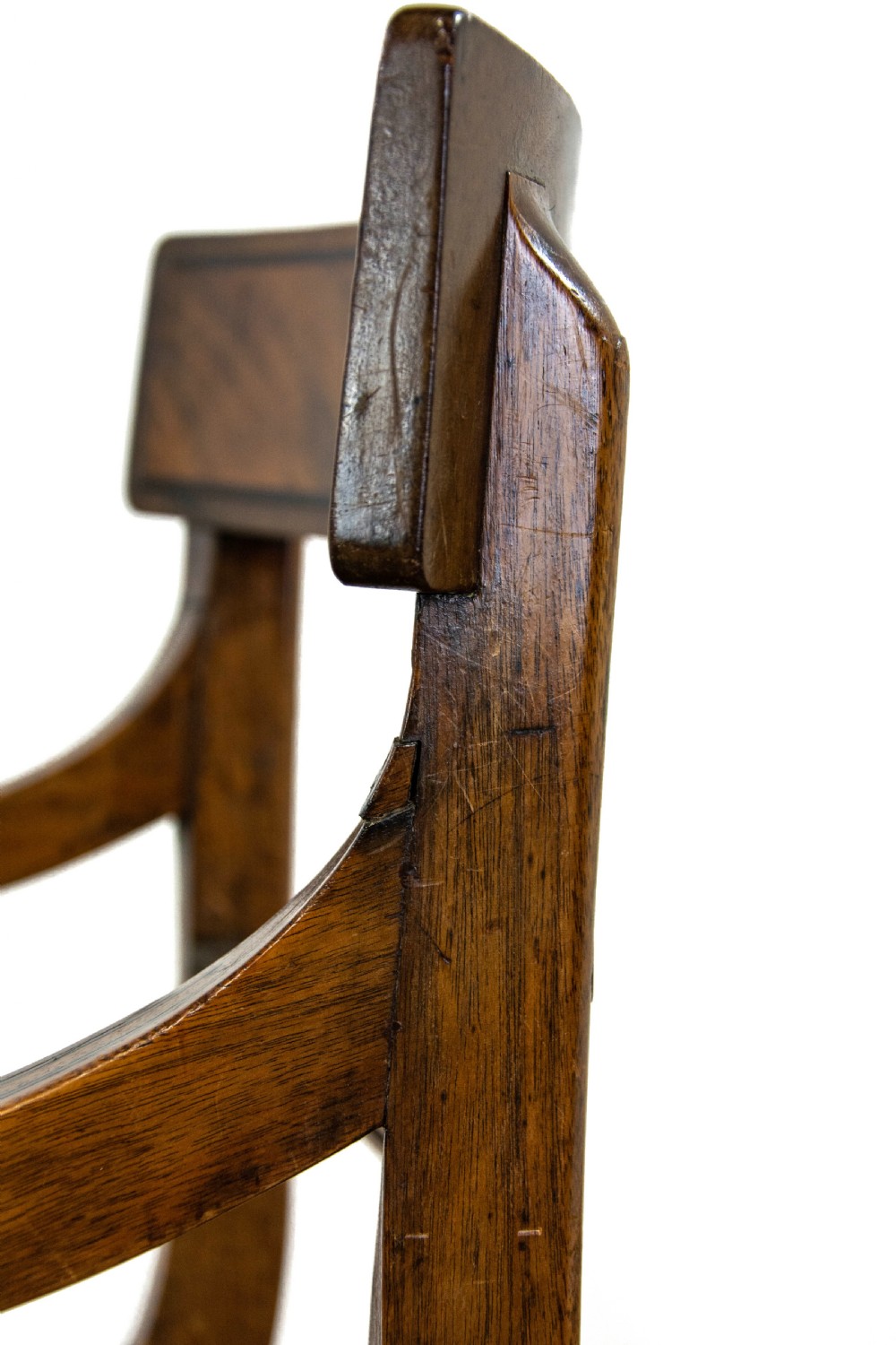 Set of Eight Regency Mahogany Dining Chairs View XI