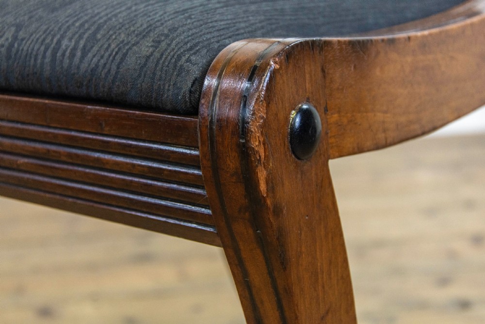 Set of Eight Regency Mahogany Dining Chairs View XVI
