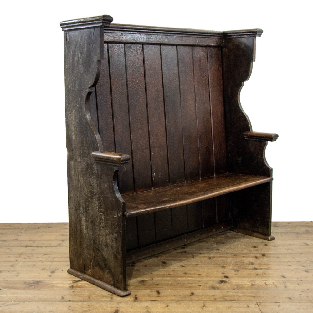 19th Century Antique Settle View II