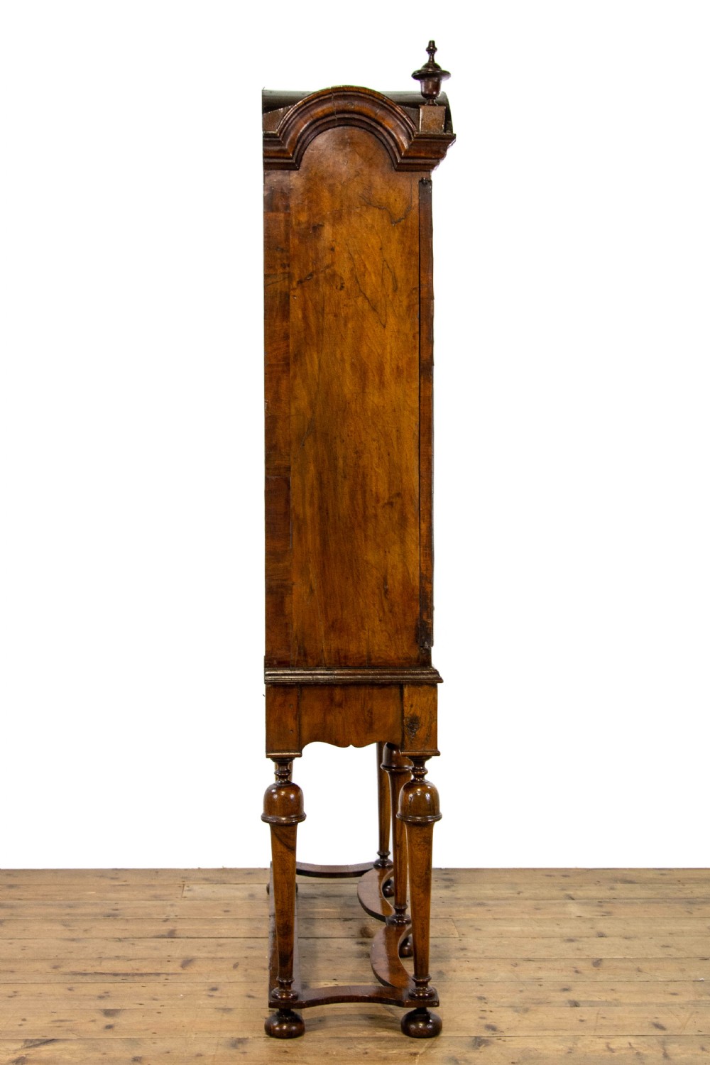 Antique William and Mary Walnut Glass Display Cabinet View XI