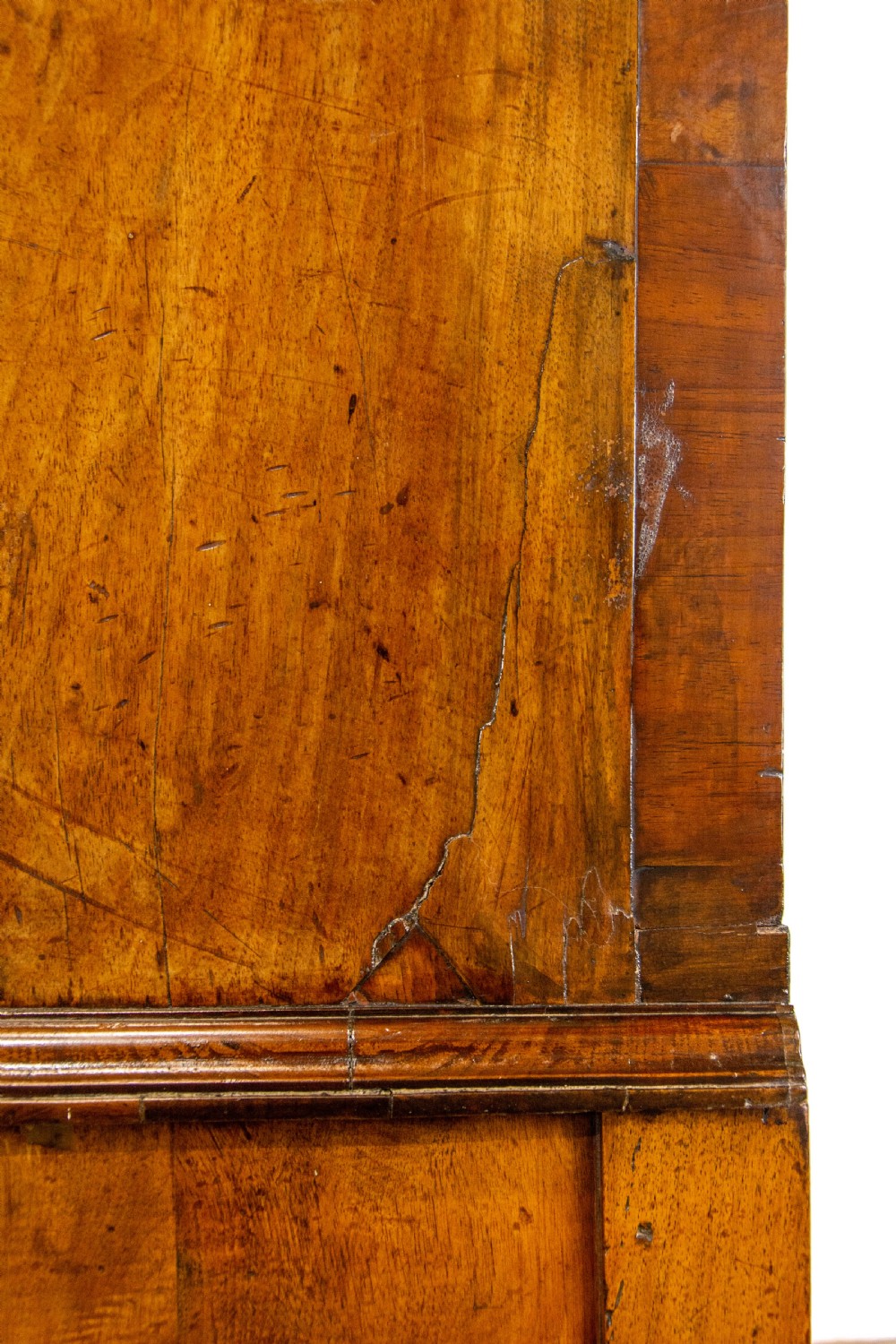 Antique William and Mary Walnut Glass Display Cabinet View XV